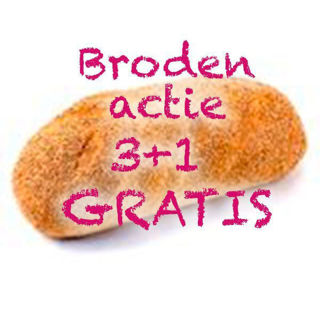 Afbeelding van Brodenactie 3 + 1 gr